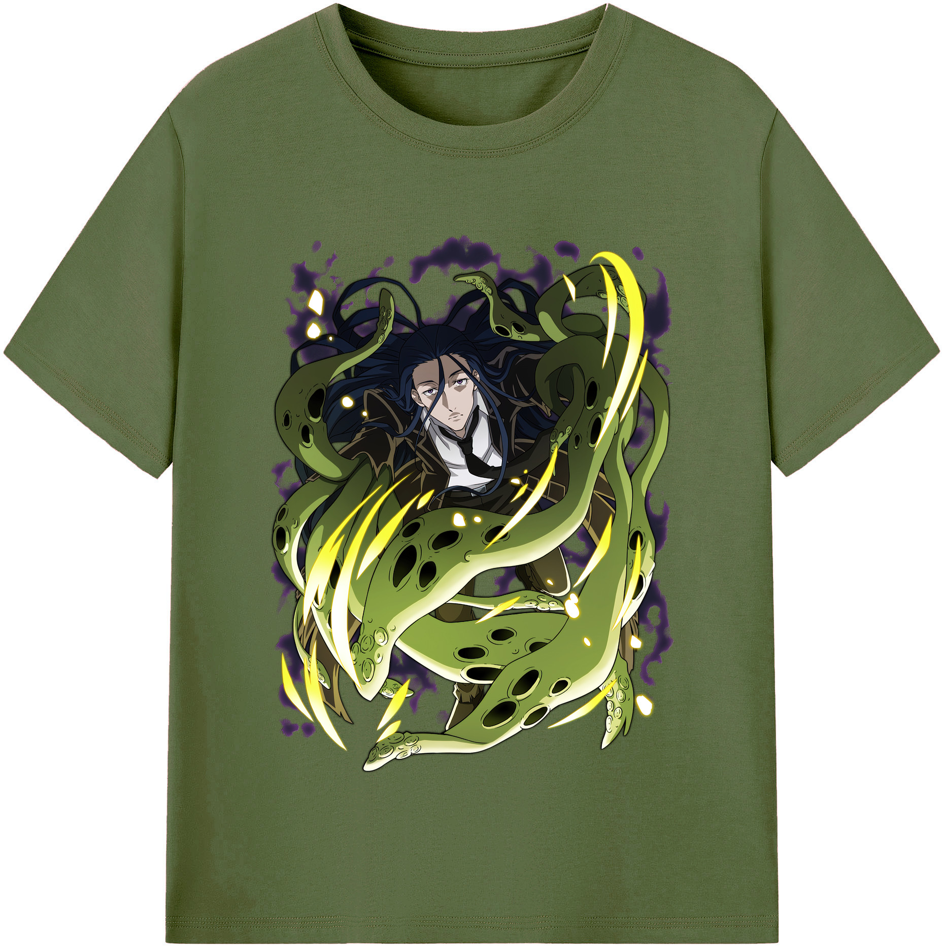 （画像用） 文豪ストレイドッグス Bungo Stray Dogs 綿100％半袖Tシャツ（フロントプリント）